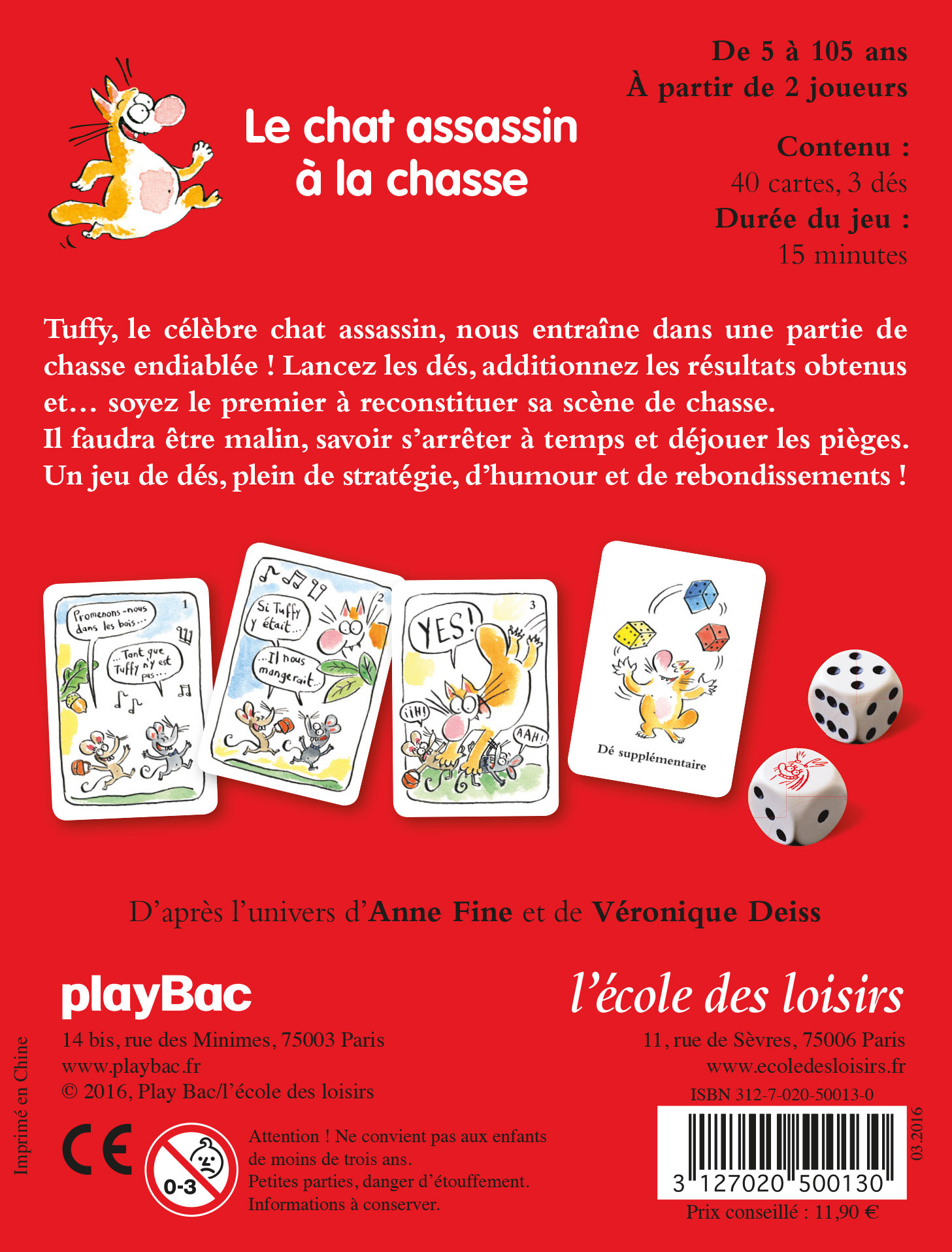 Le chat assassin à la chasse - Anne Fine, Véronique Deiss - EDL