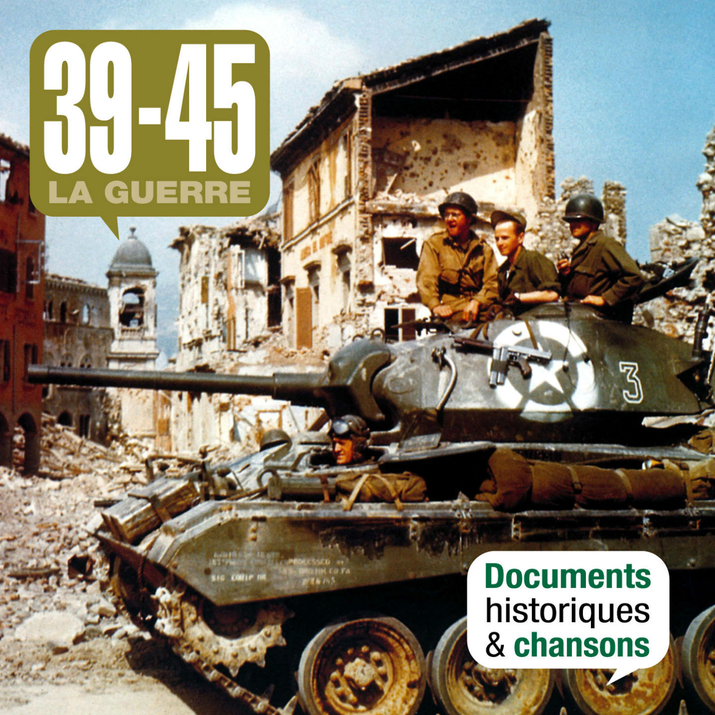 39-45 LA GUERRE DOCUMENTS HISTORIQUES ET CHANSONS -  DIVERS - EPM MARKETING