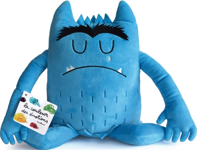 Peluche bleue - La couleur des émotions - Anna Llenas - GLENAT JEUNESSE