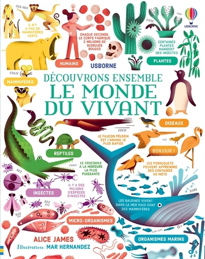 Découvrons ensemble - Le monde du vivant - Rosie Dickins, Emily Warner, Emily Barden, Zoé Wray, Claire Lefebvre - USBORNE