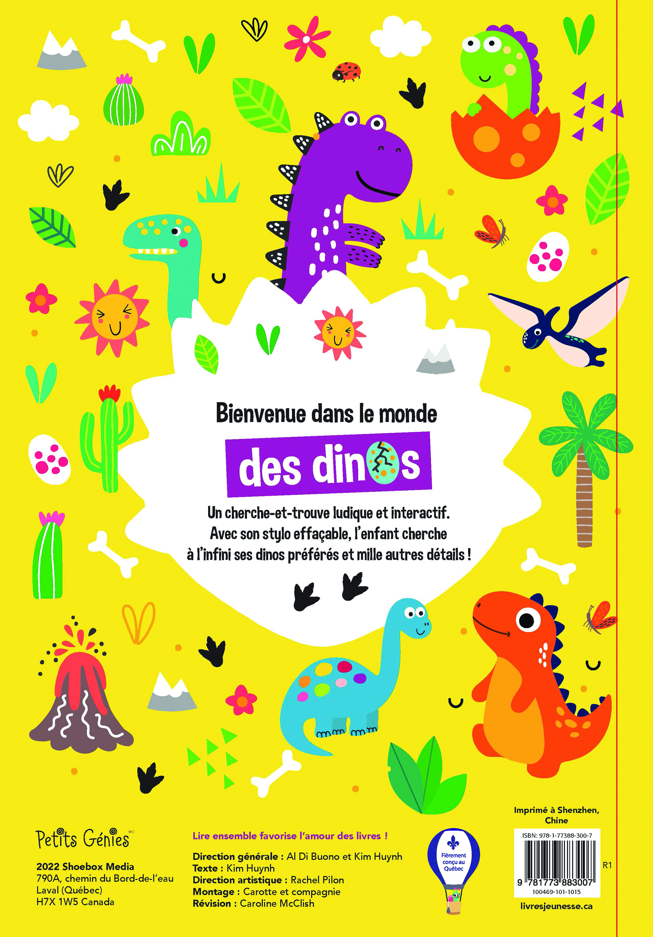 Cherche et trouve Les dinos - Kim Huynh - PETITS GENIES