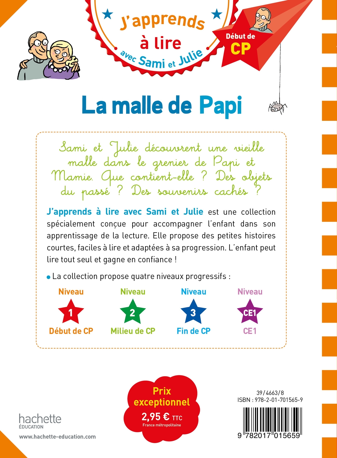 Sami et Julie CP Niveau 1 La malle de Papi - Thérèse Bonté, Isabelle Albertin - HACHETTE EDUC