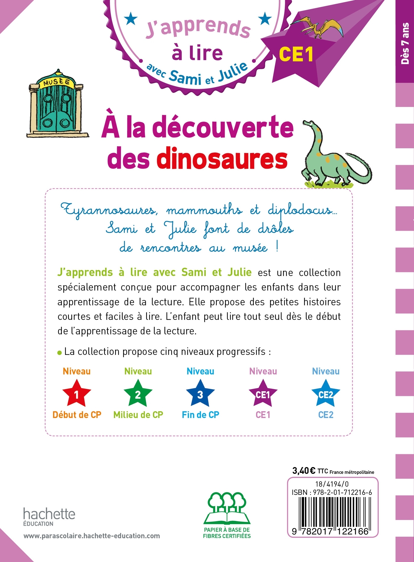 Sami et Julie CE1 A la découverte des dinosaures - Emmanuelle Massonaud, Thérèse Bonté - HACHETTE EDUC
