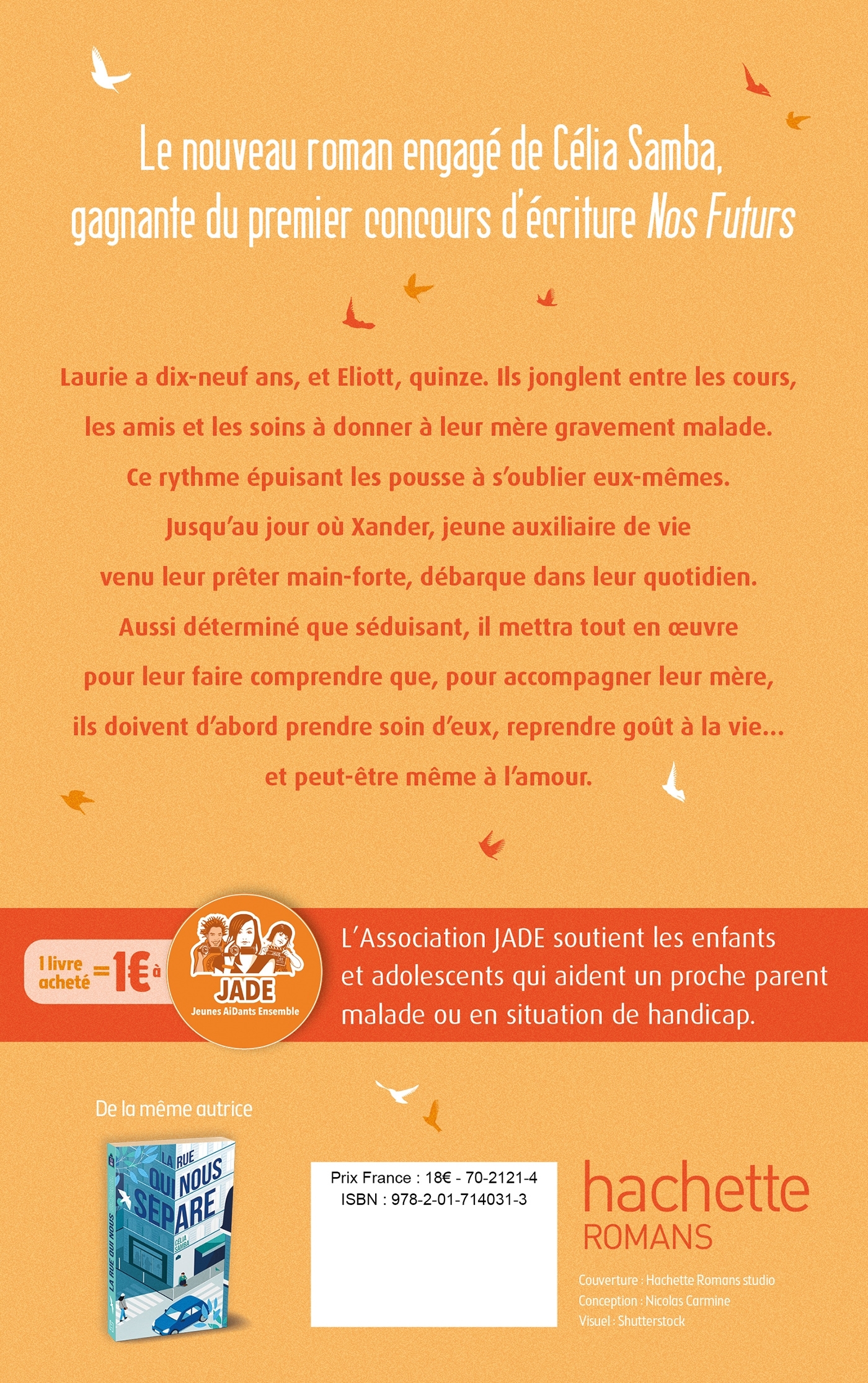 Nos coeurs aidants - Célia Samba - HACHETTE ROMANS