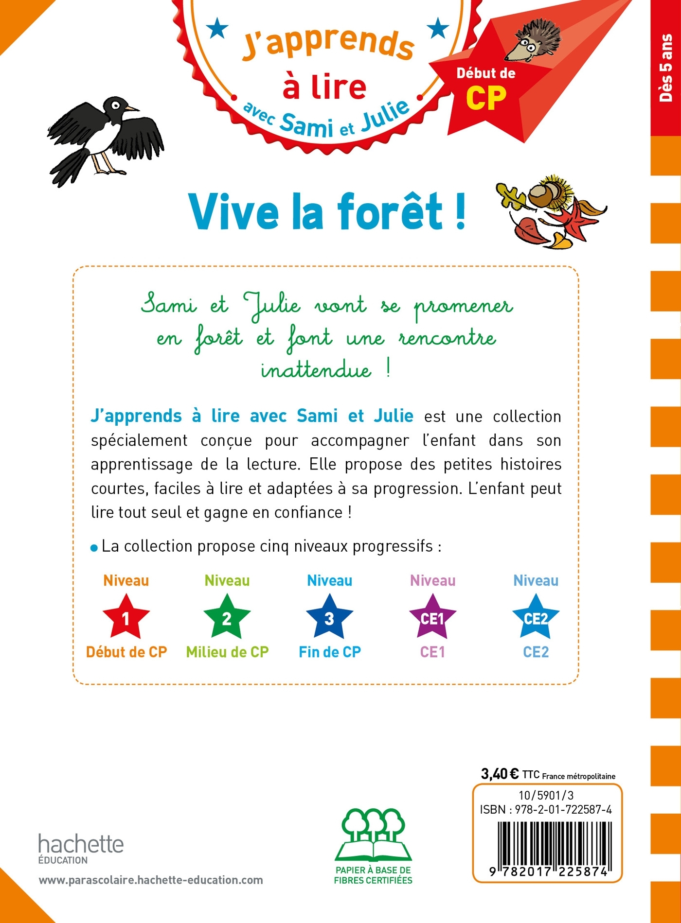 Sami et Julie CP Niveau 1 Vive la forêt ! - Thérèse Bonté, Sophie Zeegers - HACHETTE EDUC