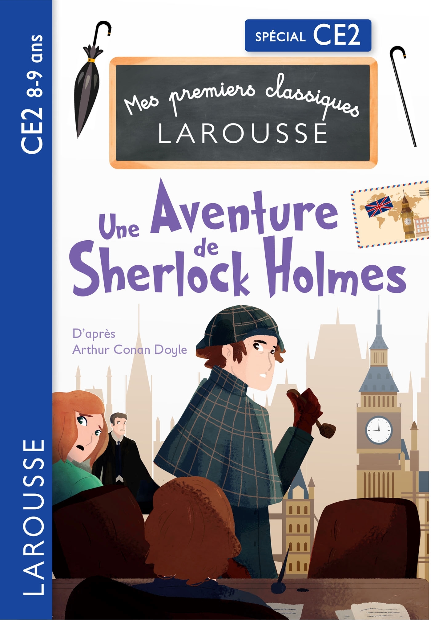 Une aventure de Sherlock Holmes d'après Arthur Conan Doyle - CE2 - Pascal PHAN, Martyn Back - LAROUSSE