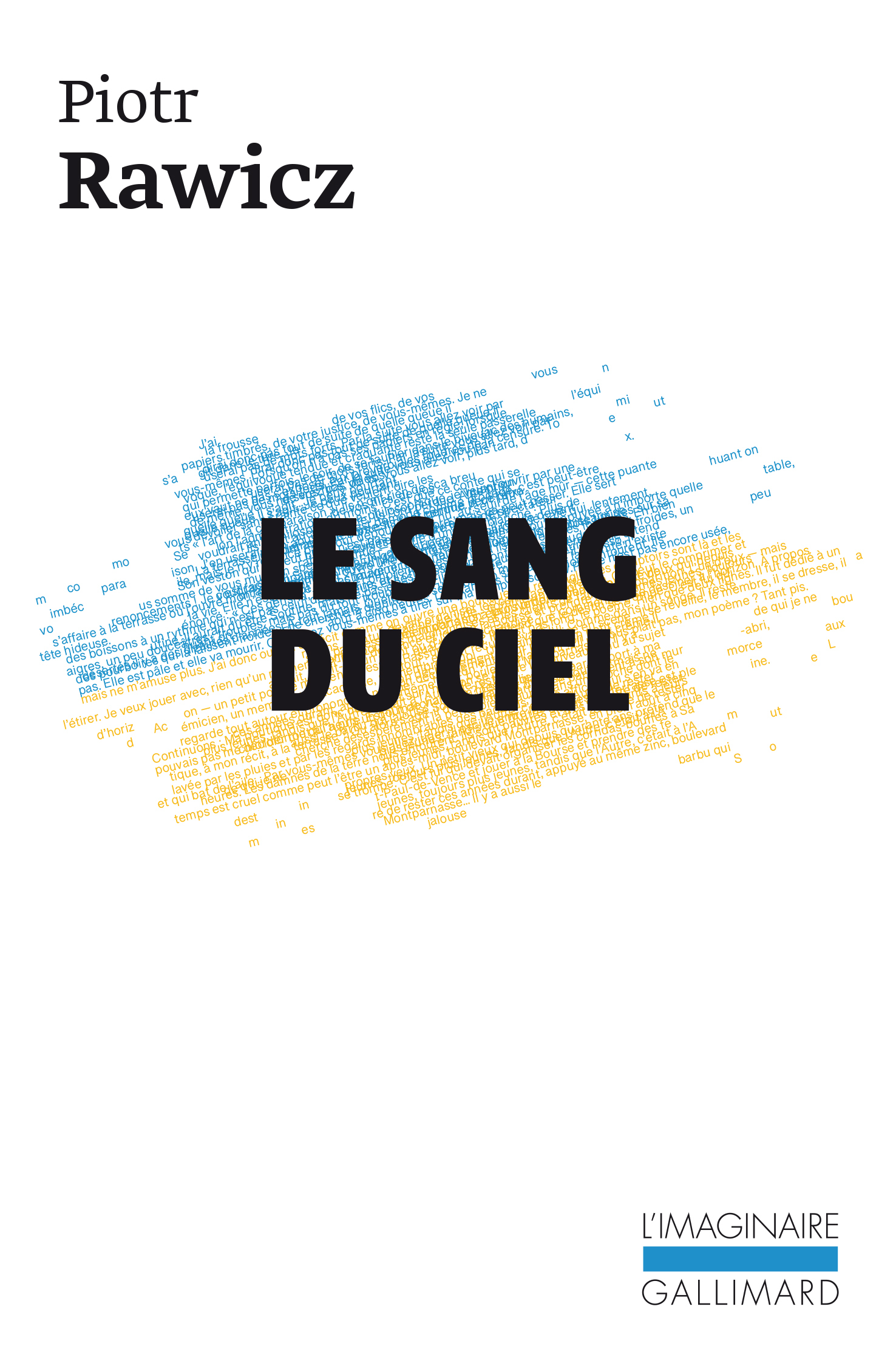 Le sang du ciel - Piotr Rawicz - GALLIMARD