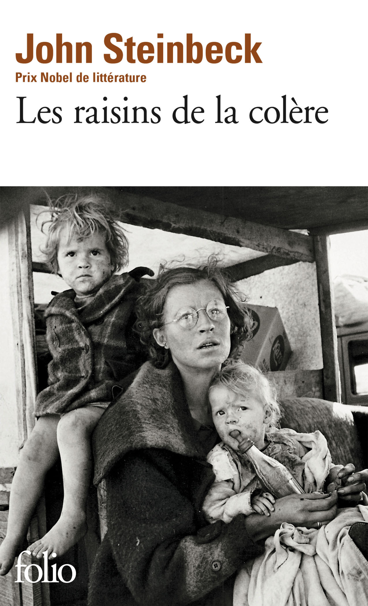 Les raisins de la colère - John Steinbeck, Maurice-Edgar Coindreau, Marcel Duhamel - FOLIO