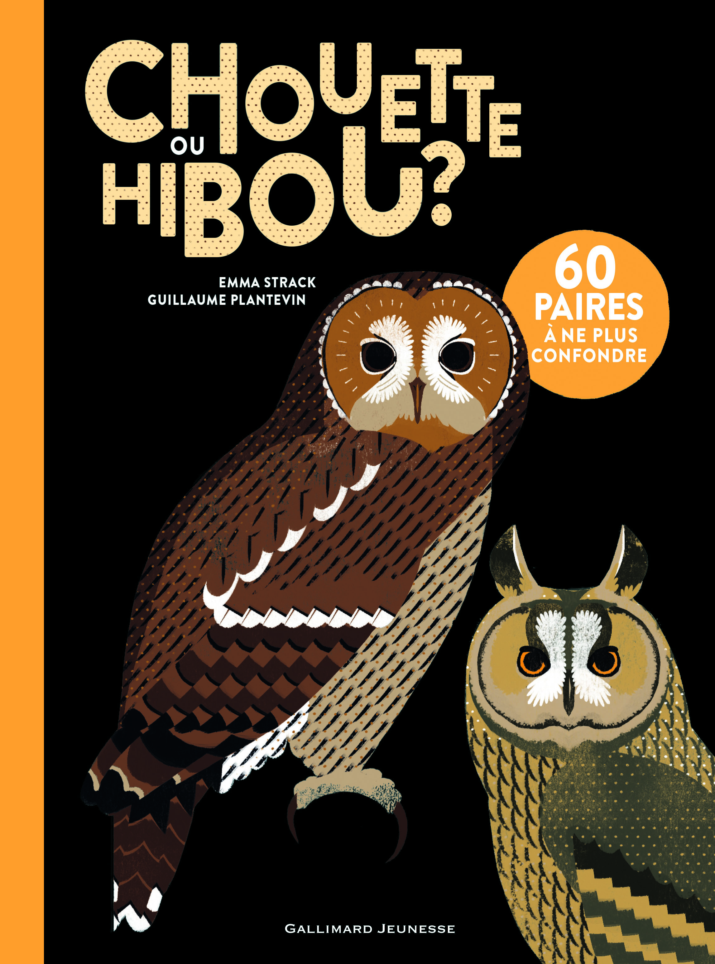 Chouette ou hibou ? - Emma Strack, Guillaume Plantevin - GALLIMARD JEUNE