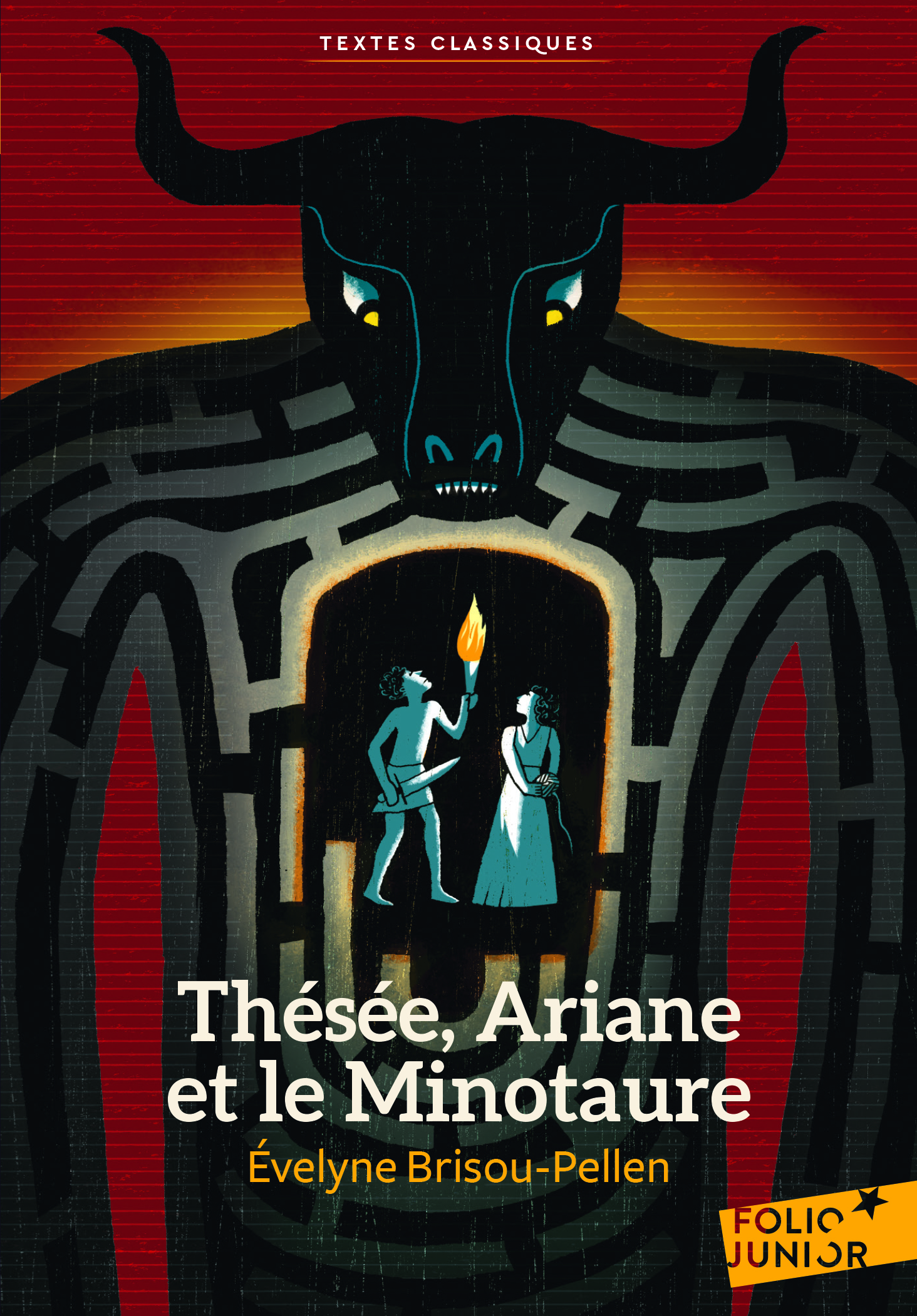Thésée, Ariane et le Minotaure - Évelyne BRISOU-PELLEN, Rémi Saillard - GALLIMARD JEUNE