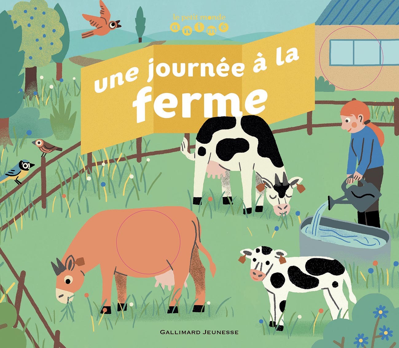 Une journée à la ferme - Emmanuelle Kecir-Lepetit, Magali Attiogbé - GALLIMARD JEUNE