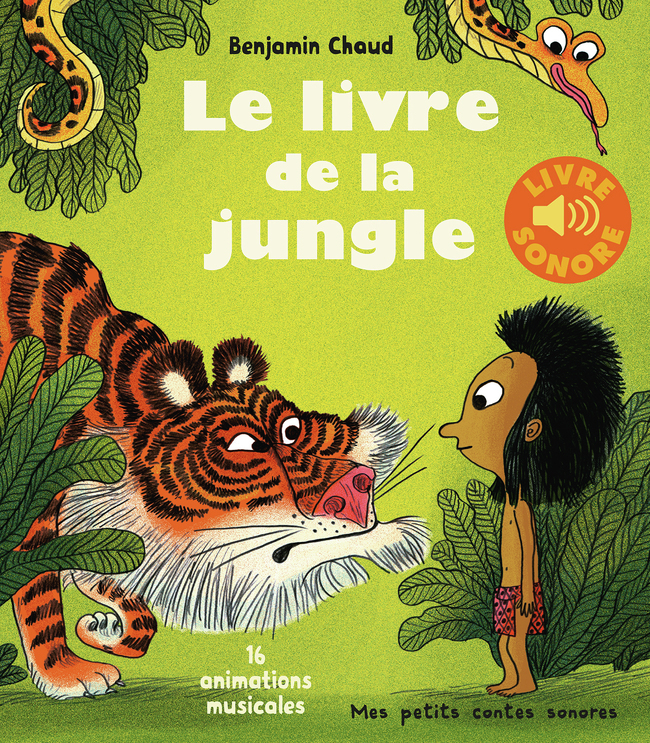 Le livre de la jungle - Benjamin Chaud, Benjamin Chaud - GALLIMARD JEUNE