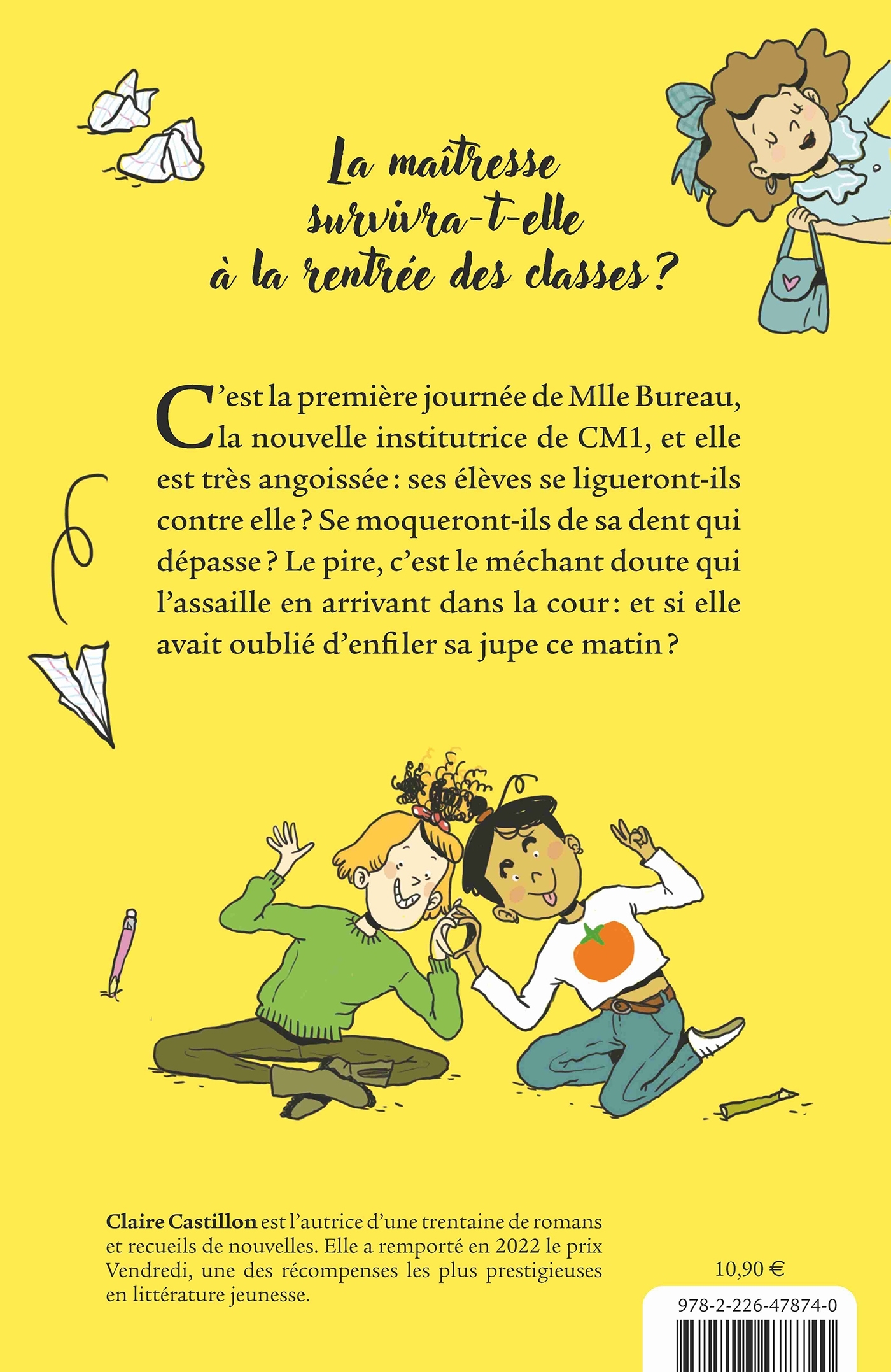 La Maîtresse a peur de l'école - Claire Castillon, Églantine Ceulemans - ALBIN MICHEL