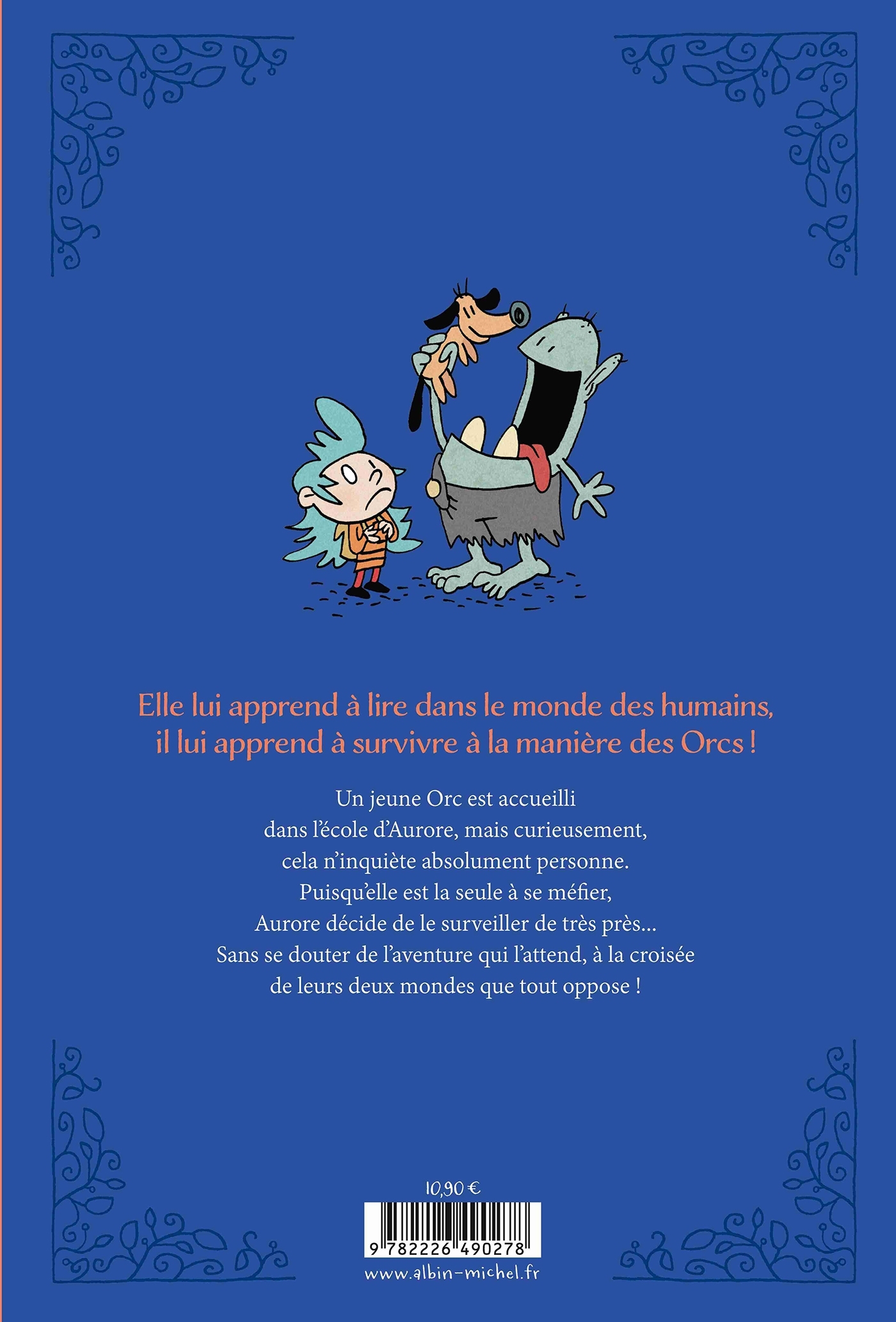 Aurore et l'Orc - tome 1 - Un nouveau à l'école - Lewis Trondheim - ALBIN MICHEL