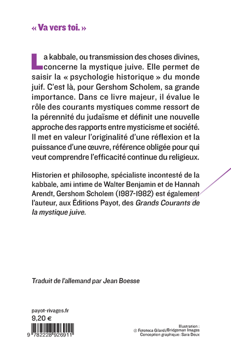 La Kabbale et sa symbolique - Gershom Scholem, Jean Boesse - PAYOT