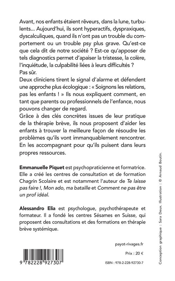 Nos enfants sous microscope - Alessandro Elia, Emmanuelle Piquet - PAYOT
