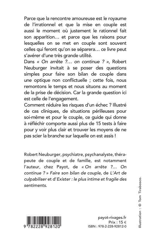 J'y vais... ou j'y vais pas ?" - Robert Neuburger - PAYOT