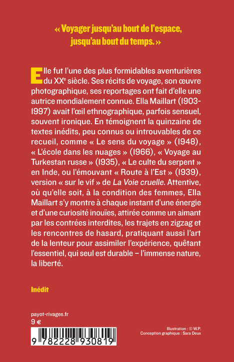 Ma philosophie du voyage - Ella Maillart - PAYOT