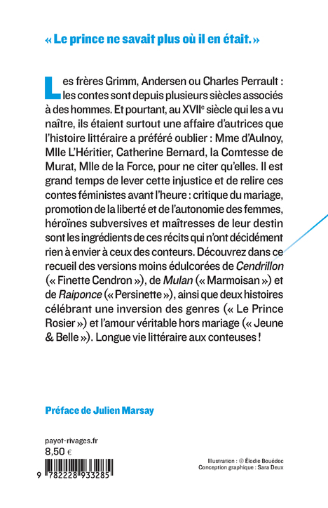 Finette Cendron - Henriette-Julie De castelnau de murat, Marie-Catherine D'aulnoy, Mademoiselle L'héritier, Mademoiselle De la force, Catherine Bernard, Julien Marsay - PAYOT