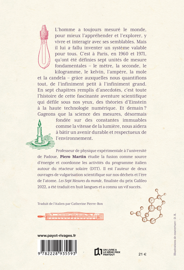 Les sept mesures du monde - Piero Martin, Catherine Pierre-bon - PAYOT