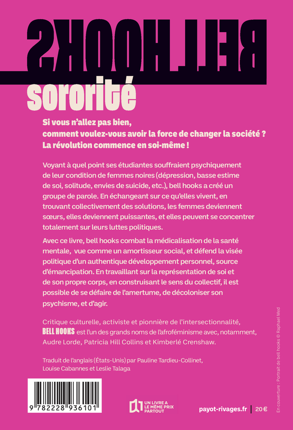 Sororité - bell hooks, Leslie TALAGA, Louise Cabannes, Pauline Tardieu-Collinet - PAYOT