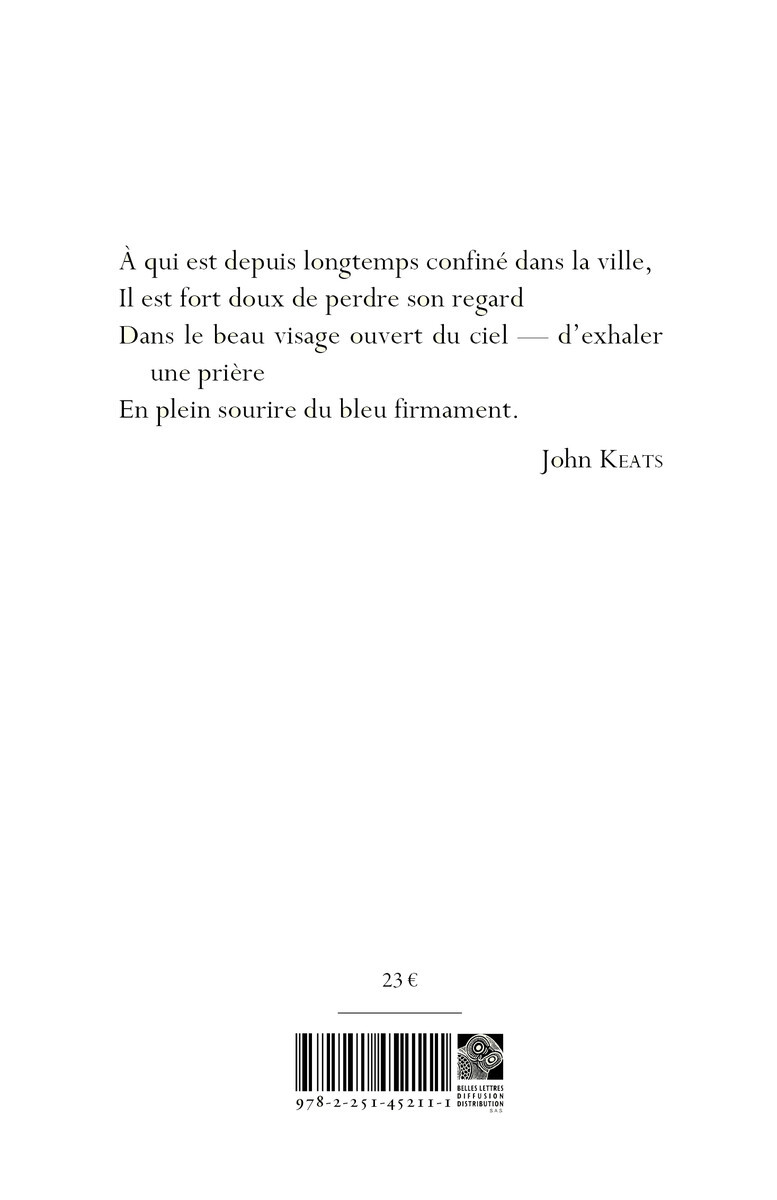 Poèmes choisis - John Keats, Albert Laffay, Lucien D'Azay, Averil Burleigh - BELLES LETTRES