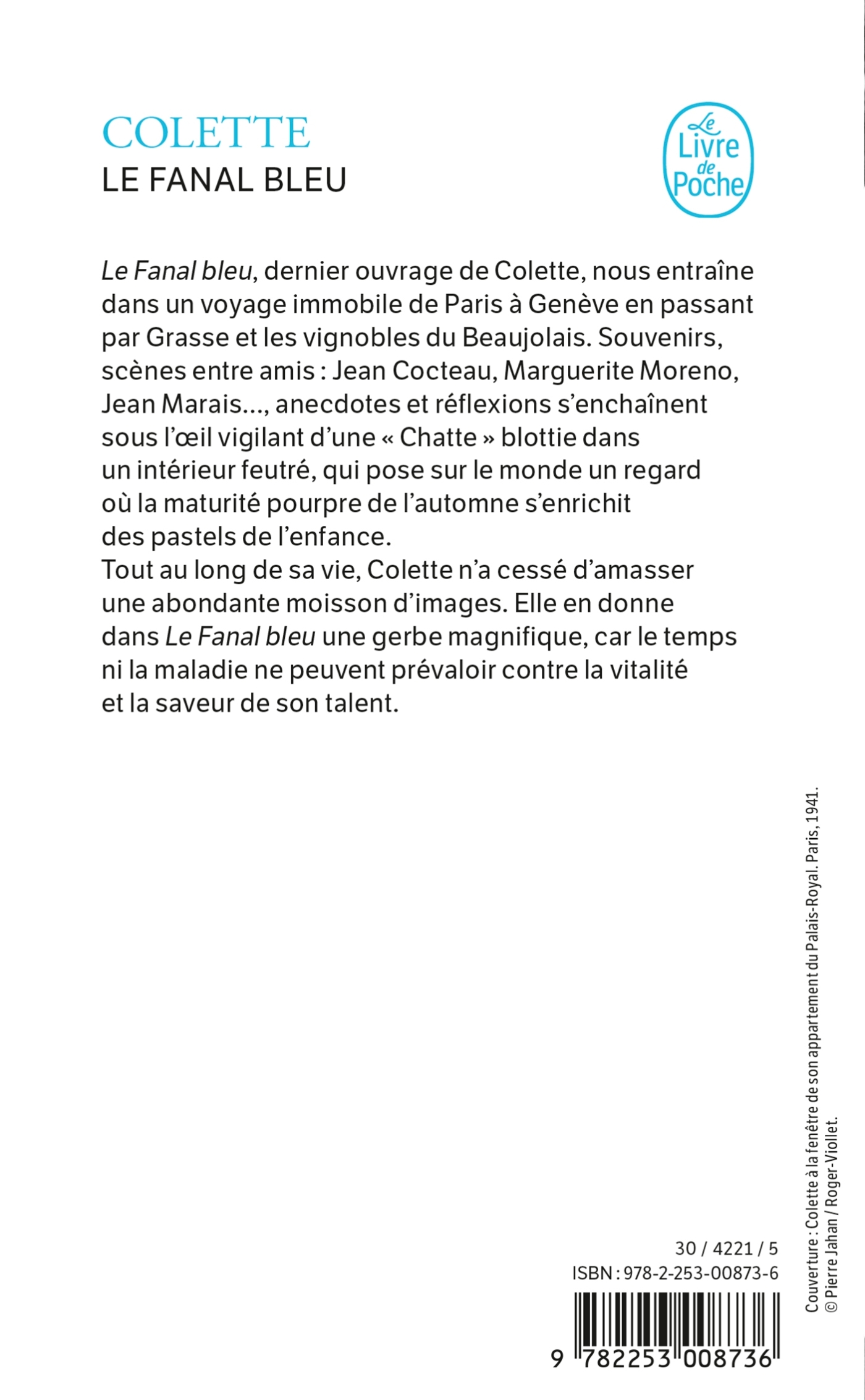 Le Fanal bleu -  Colette - LGF