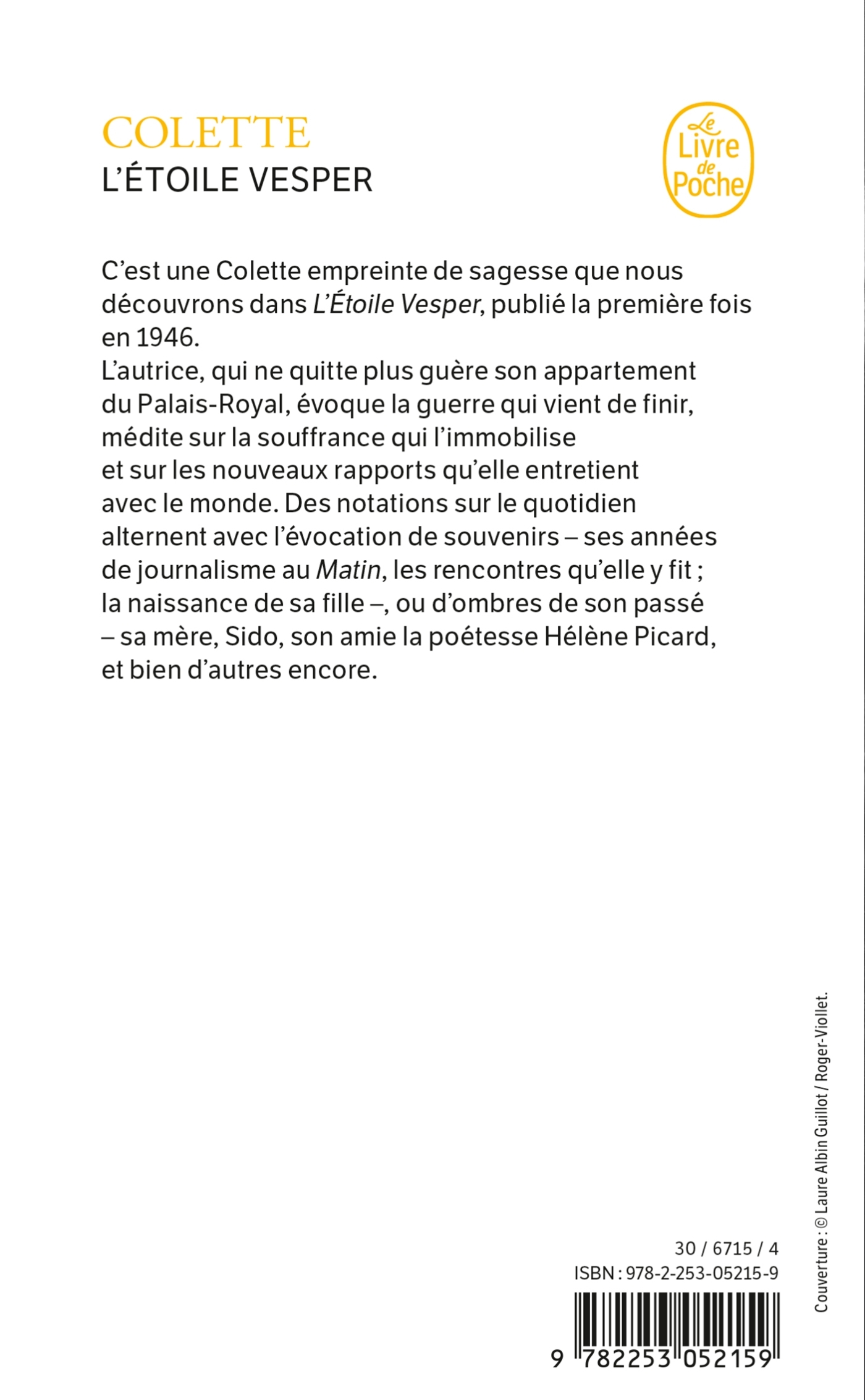 L'Etoile Vesper -  Colette - LGF