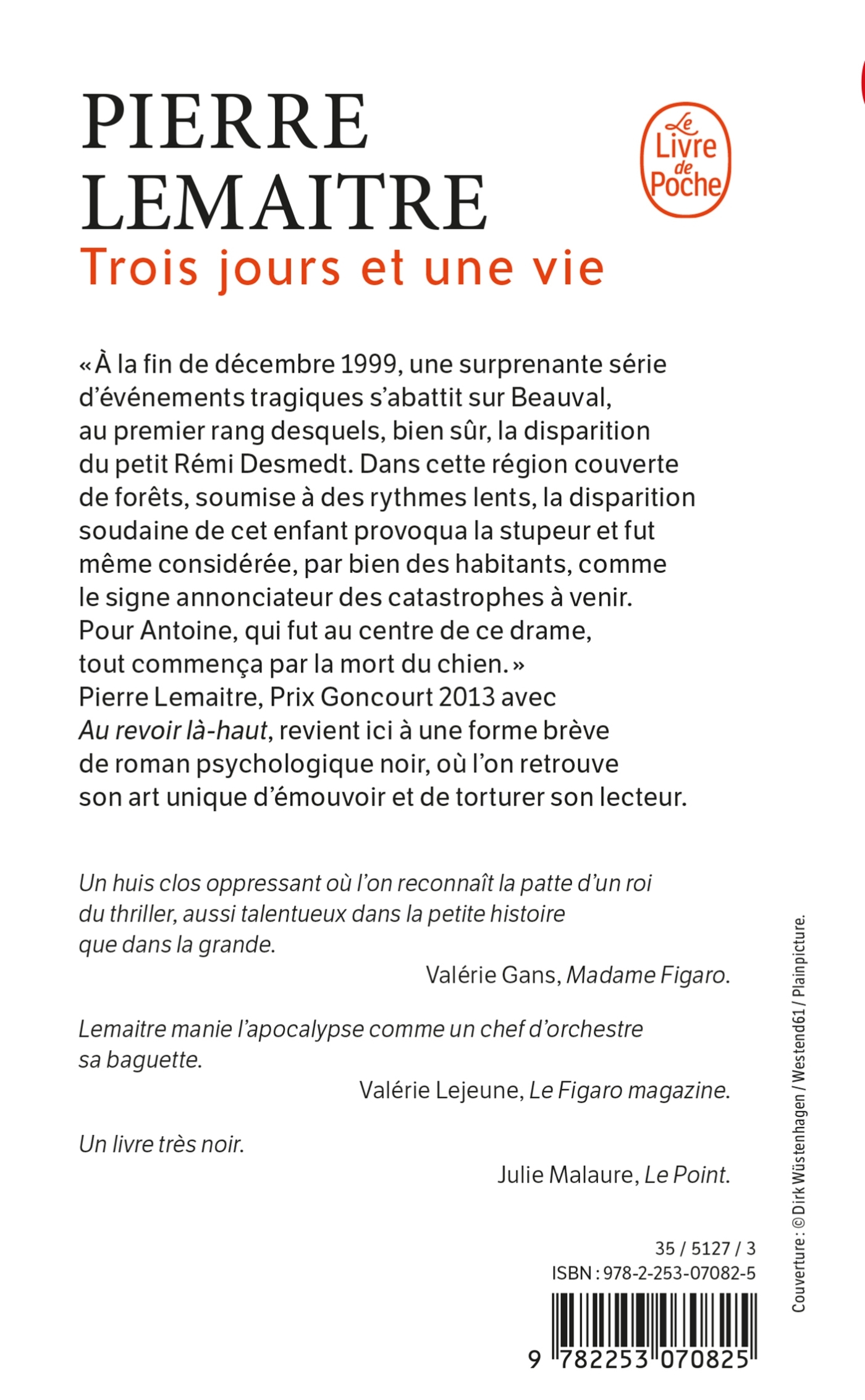 Trois jours et une vie - Pierre Lemaitre - LGF