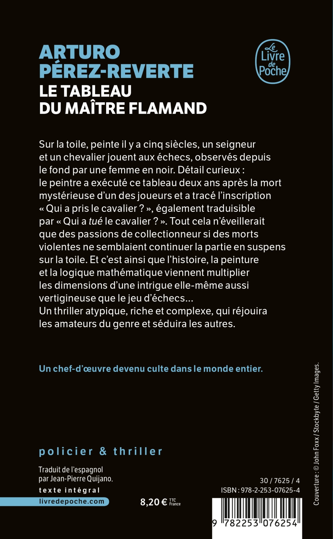 Le Tableau du maître flamand - Arturo Pérez-Reverte - LGF