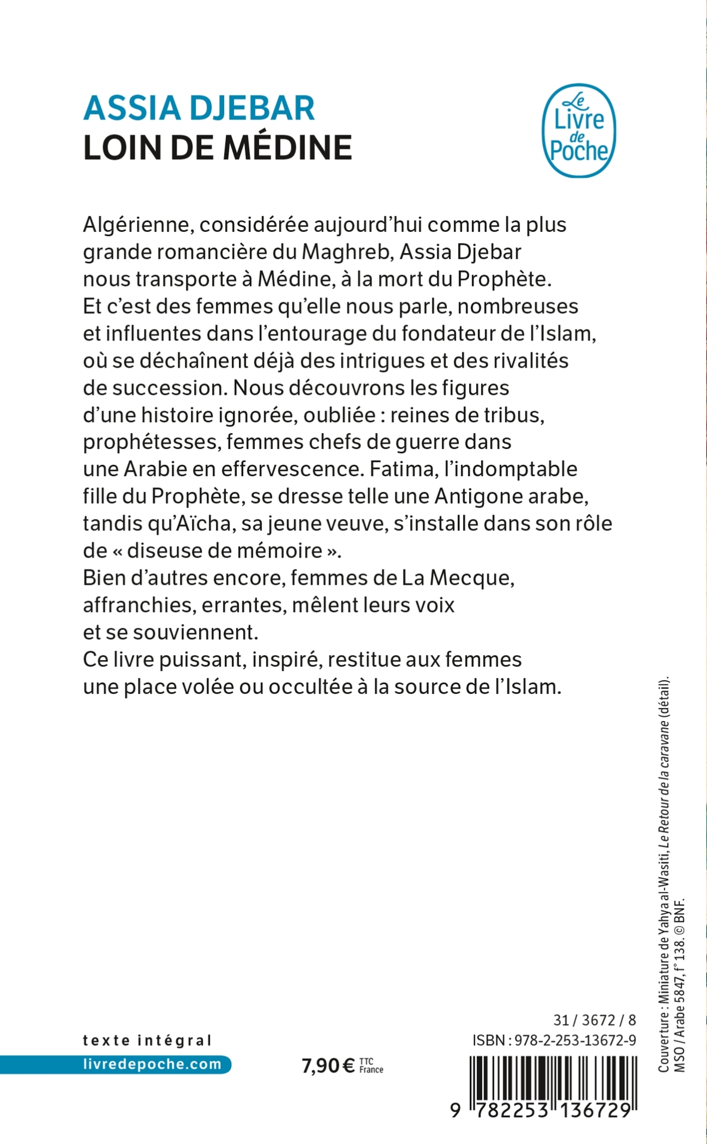 Loin de Médine - Assia Djebar - LGF