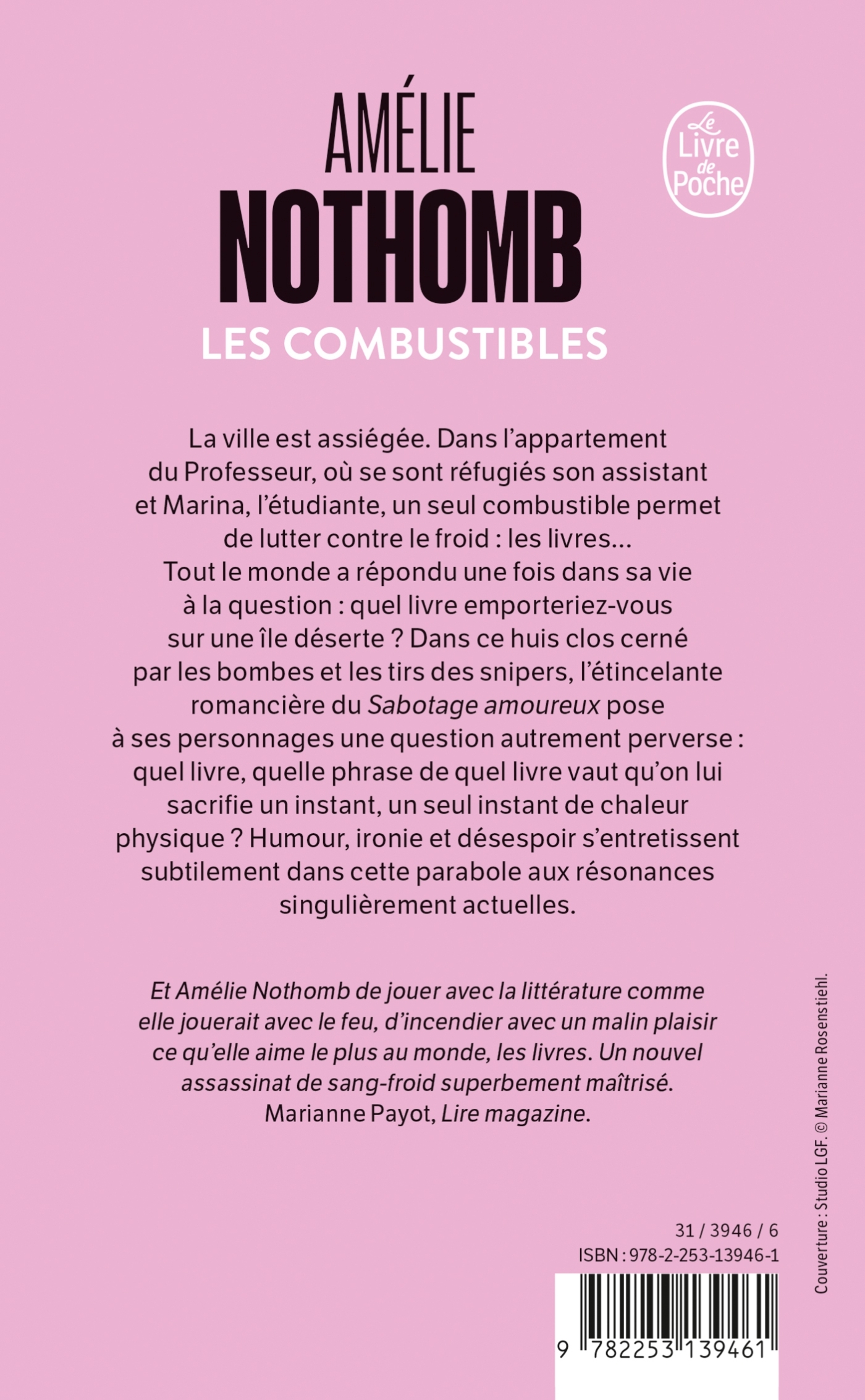 Les Combustibles - Amélie Nothomb - LGF