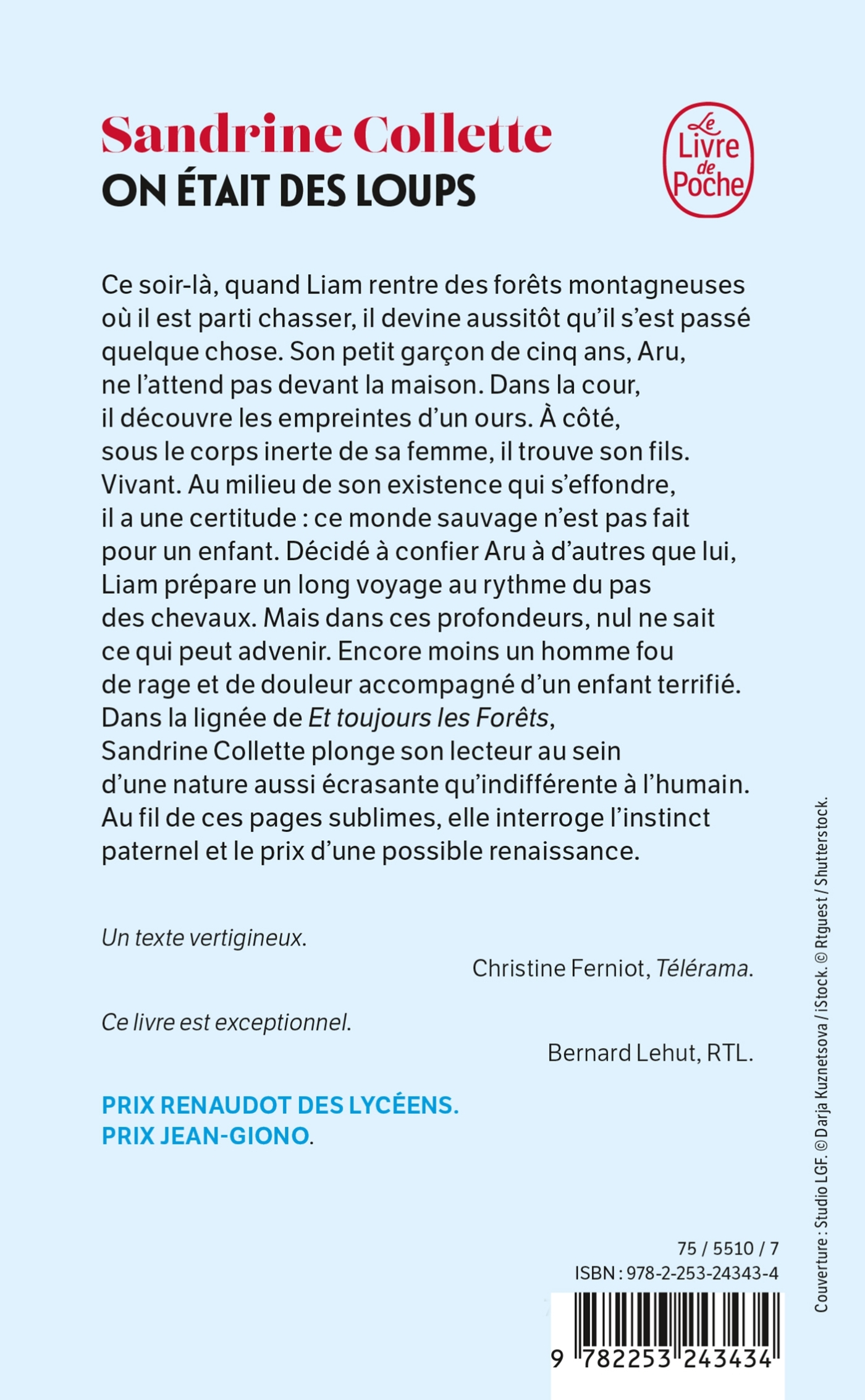 On était des loups - Sandrine Collette - LGF
