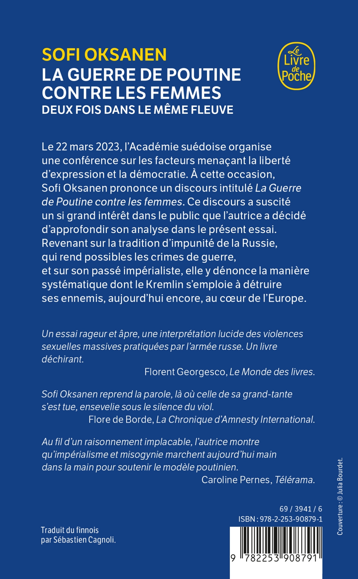 La Guerre de Poutine contre les femmes - Sofi Oksanen - LGF